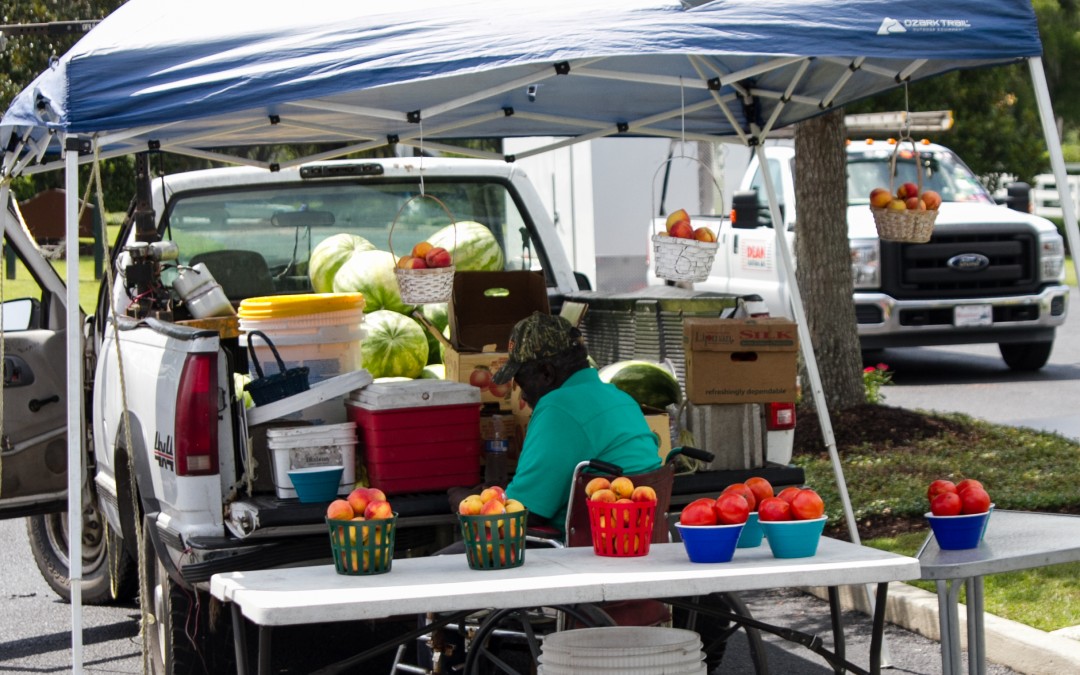 July Farmers Market and Blood Drive